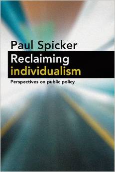 Reclaiming individualism, Policy Press 2013